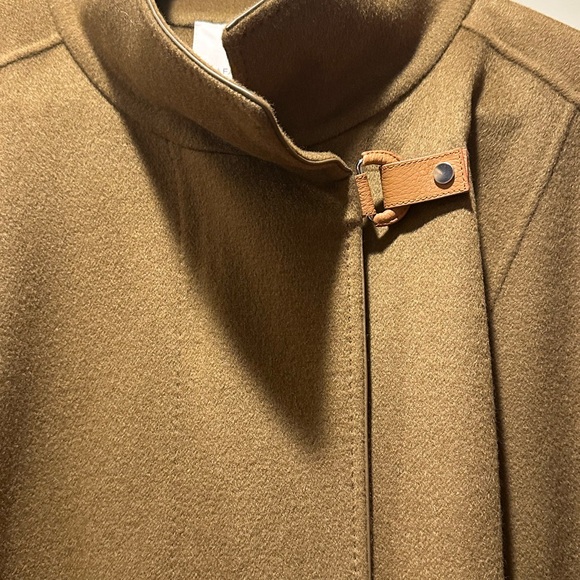 Lafayette 148 New York Tan Wool Coat - Picture 6 of 7